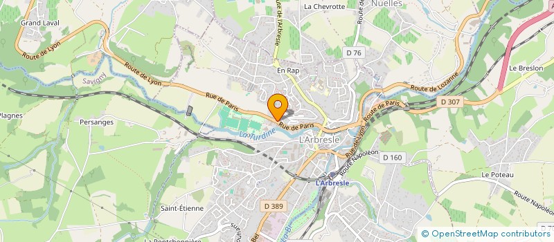 localisation de l'entreprise MONSIEUR HERVE SAN JOSE  L ARBRESLE