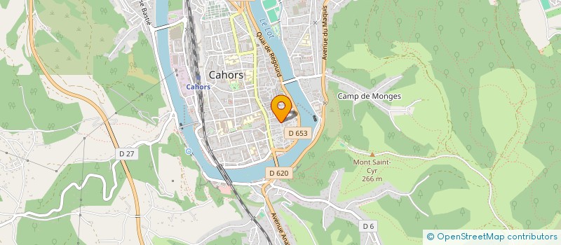 localisation de l'entreprise MONSIEUR HERVE SANCHEZ  CAHORS