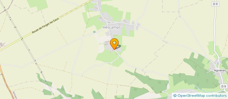 localisation de l'entreprise MONSIEUR HERVE SANGNIER  HESCAMPS