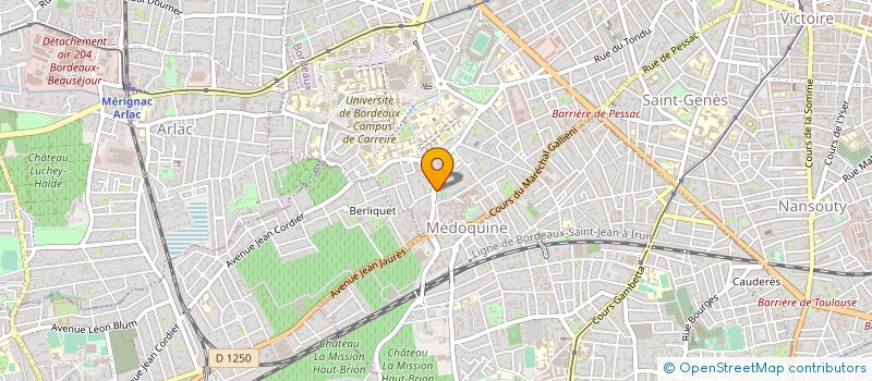localisation de l'entreprise MONSIEUR HERVE SANGUINA à BORDEAUX
