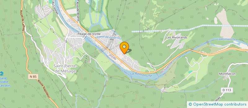 localisation de l'entreprise MONSIEUR HERVE SANTALUCIA  VIZILLE