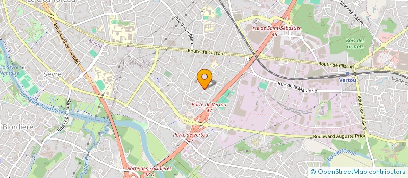 localisation de l'entreprise MONSIEUR HERVE SAUDRAIS  VERTOU