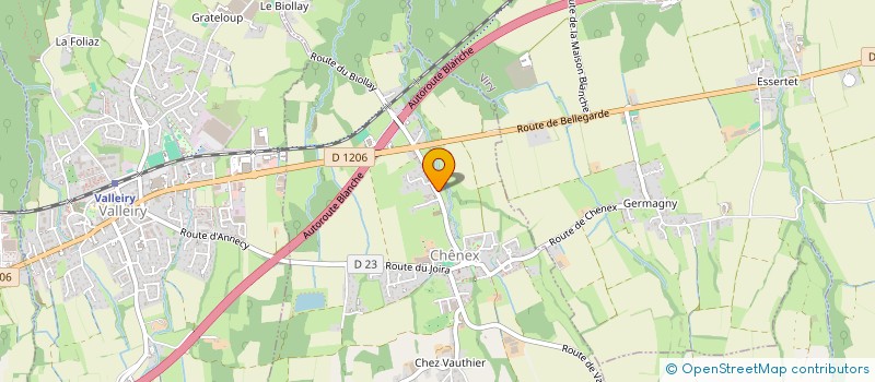localisation de l'entreprise MONSIEUR HERVE SAUTIER  CHENEX
