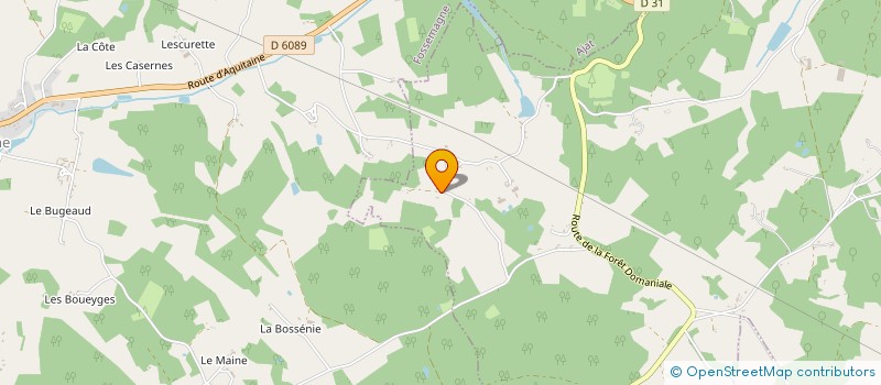 localisation de l'entreprise MONSIEUR HERVE SAUVESTRE  THENON