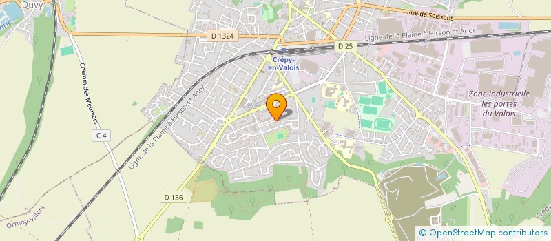 localisation de l'entreprise MONSIEUR HERVE SAVIGNAT  CREPY-EN-VALOIS