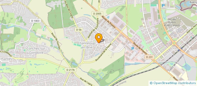 localisation de l'entreprise MONSIEUR HERVE SAVILIA  CHANTELOUP-EN-BRIE