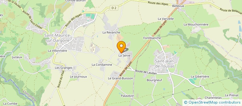 localisation de l'entreprise MONSIEUR HERVE SAVOYAT  CHABANIERE