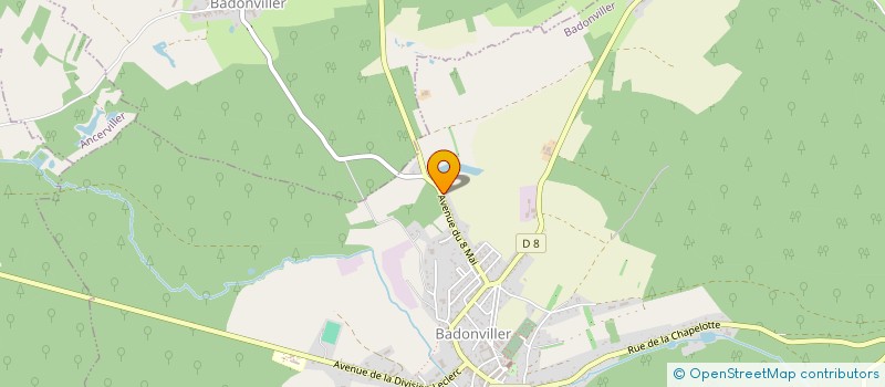 localisation de l'entreprise MONSIEUR HERVE SCHLACHTER  BADONVILLER