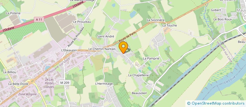 localisation de l'entreprise MONSIEUR HERVE SCHOCH  THOUARE-SUR-LOIRE