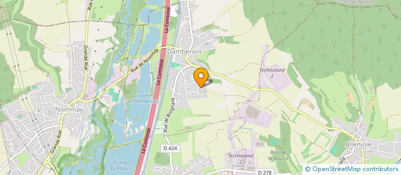 localisation de l'entreprise MONSIEUR HERVE SCHOFFEN  DAMBENOIS