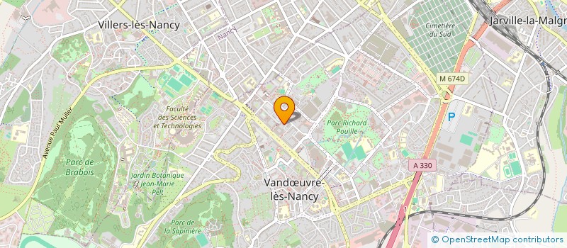 localisation de l'entreprise MONSIEUR HERVE SCHOUMACHER  VANDUVRE-LES-NANCY