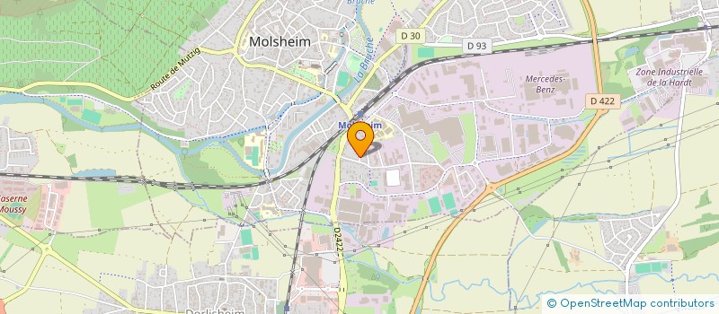 localisation de l'entreprise MONSIEUR HERVE SCHULTZ  DUTTLENHEIM