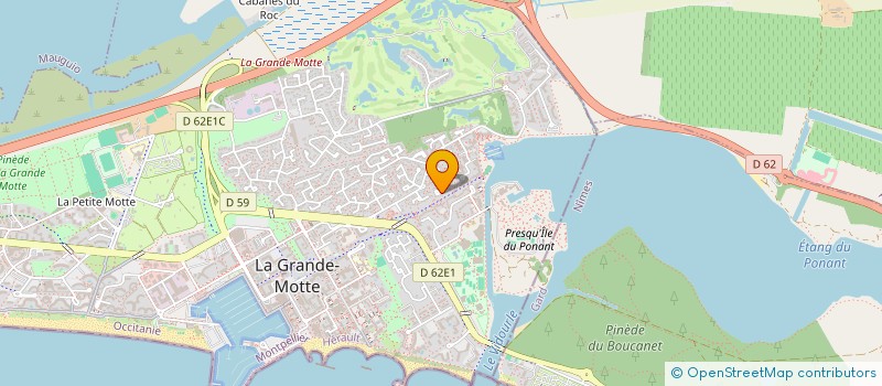 localisation de l'entreprise MONSIEUR HERVE SCHWEDT  LA GRANDE-MOTTE