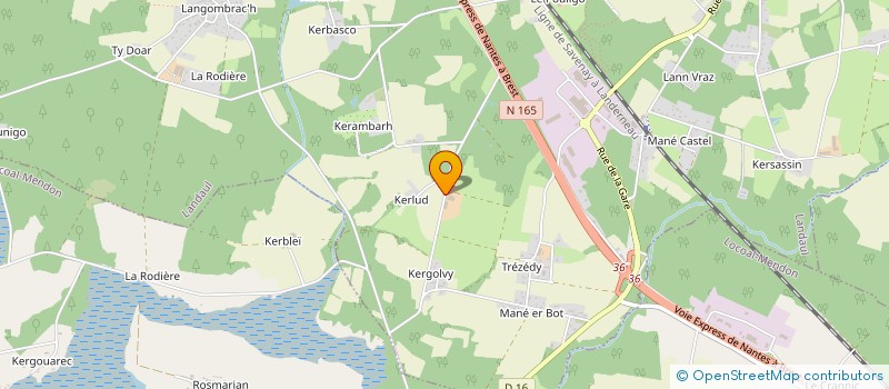 localisation de l'entreprise MONSIEUR HERVE SCZERBYNA  LANDAUL