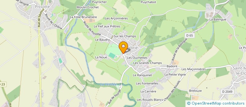localisation de l'entreprise MONSIEUR HERVE SEGUIN à AUCHAY-SUR-VENDEE