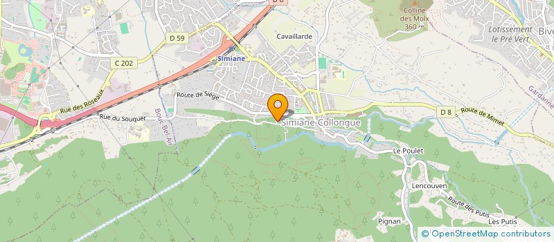 localisation de l'entreprise MONSIEUR HERVE SEREKIAN  SIMIANE-COLLONGUE