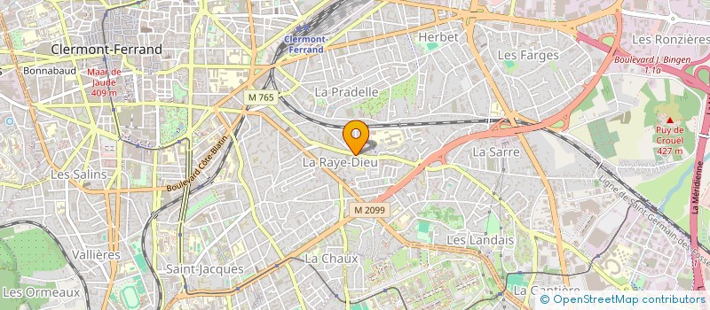 localisation de l'entreprise MONSIEUR HERVE SERIN  CLERMONT-FERRAND