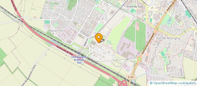 localisation de l'entreprise MONSIEUR HERVE SERPIER  BEZANNES