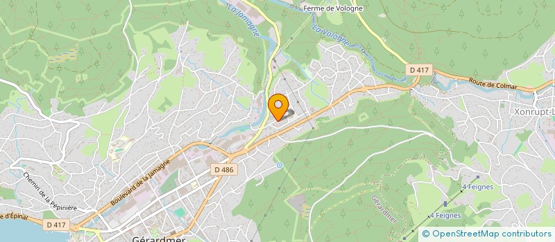 localisation de l'entreprise MONSIEUR HERVE SERTELET  GERARDMER