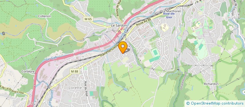 localisation de l'entreprise MONSIEUR HERVE SEYTRE  LORETTE