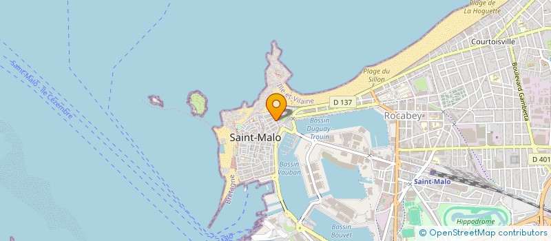 localisation de l'entreprise MONSIEUR HERVE SIMON  SAINT-MALO