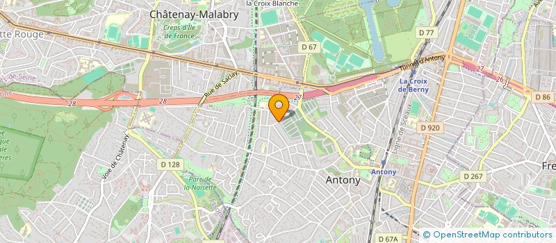 localisation de l'entreprise MONSIEUR HERVE SIMONIN à ANTONY