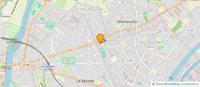 localisation de l'entreprise MONSIEUR HERVE SOLANET  CHATOU