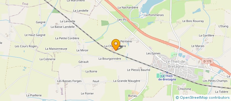 localisation de l'entreprise MONSIEUR HERVE SOLLIER  RETIERS