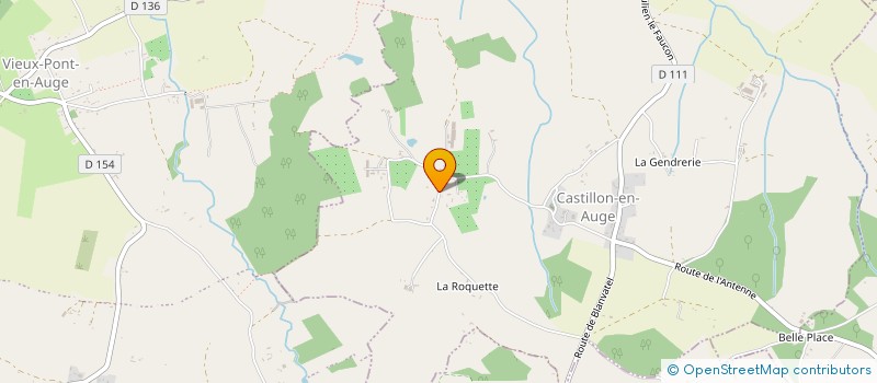 localisation de l'entreprise MONSIEUR HERVE SONNET à CASTILLON-EN-AUGE