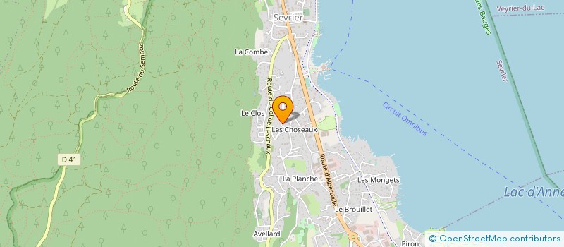 localisation de l'entreprise MONSIEUR HERVE SOULE à SEVRIER