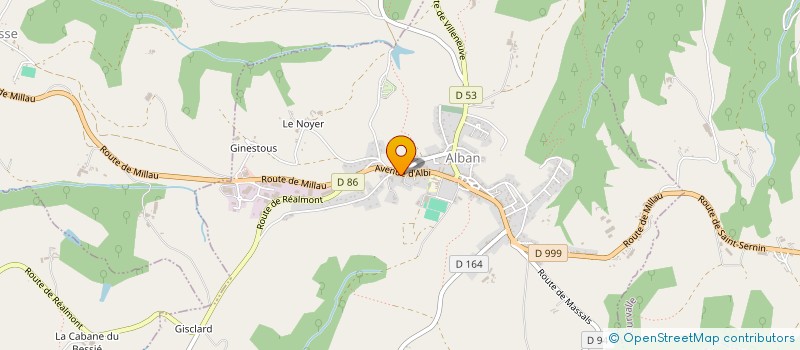 localisation de l'entreprise MONSIEUR HERVE SOULIE à ALBAN