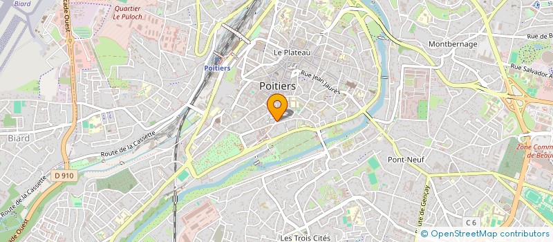 localisation de l'entreprise MONSIEUR HERVE STAMFELJ  POITIERS