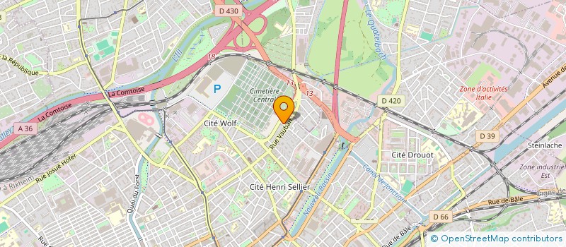 localisation de l'entreprise MONSIEUR HERVE STENGER  MULHOUSE