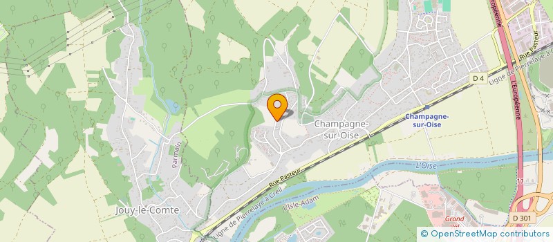 localisation de l'entreprise MONSIEUR HERVE STORME  CHAMPAGNE-SUR-OISE