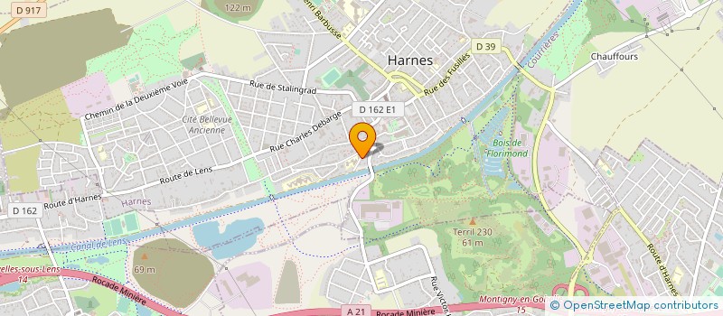 localisation de l'entreprise MONSIEUR HERVE STYS à HARNES