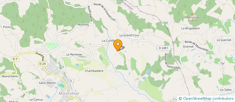 localisation de l'entreprise MONSIEUR HERVE SUBRIN à MONTROTTIER
