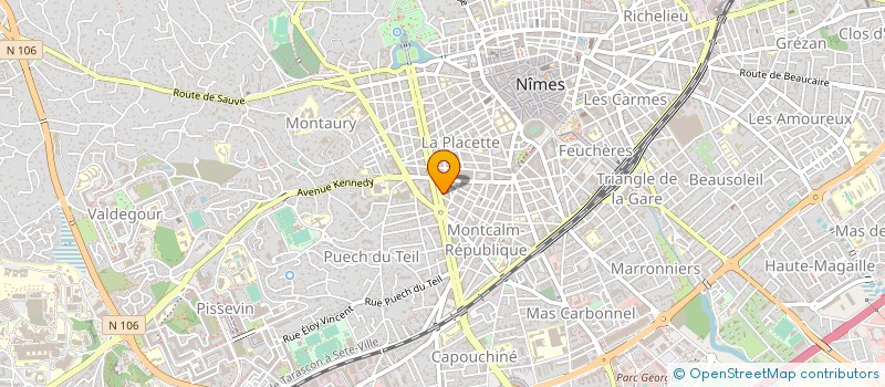 localisation de l'entreprise MONSIEUR HERVE SULIMOVIC  NIMES