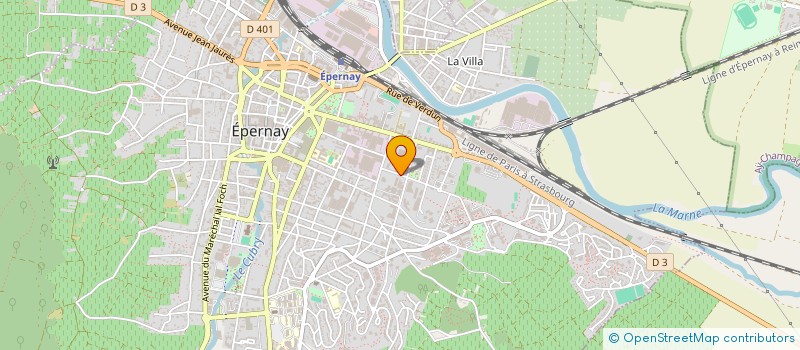 localisation de l'entreprise MONSIEUR HERVE SZEZESPANSKI à EPERNAY