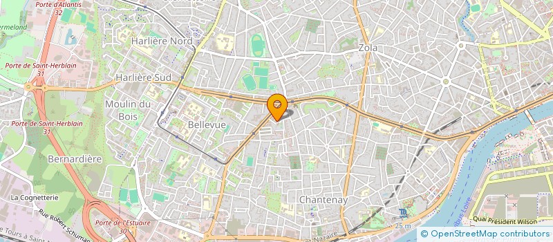 localisation de l'entreprise MONSIEUR HERVE TAHE à NANTES