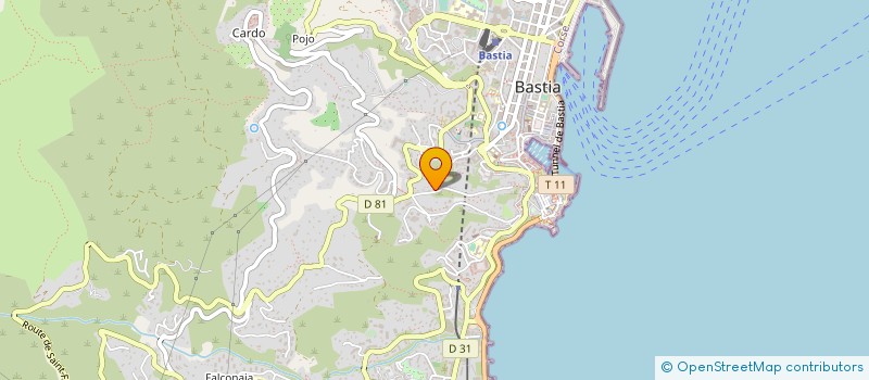 localisation de l'entreprise MONSIEUR HERVE TAMBURINI à BASTIA