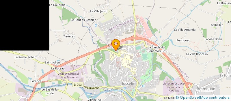 localisation de l'entreprise MONSIEUR HERVE TANCRAY à JOSSELIN