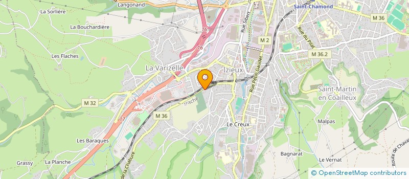 localisation de l'entreprise MONSIEUR HERVE TARDY  SAINT-CHAMOND