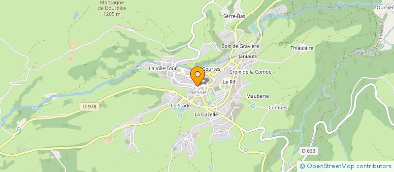 localisation de l'entreprise MONSIEUR HERVE TARTIERE à BESSE-ET-SAINT-ANASTAISE