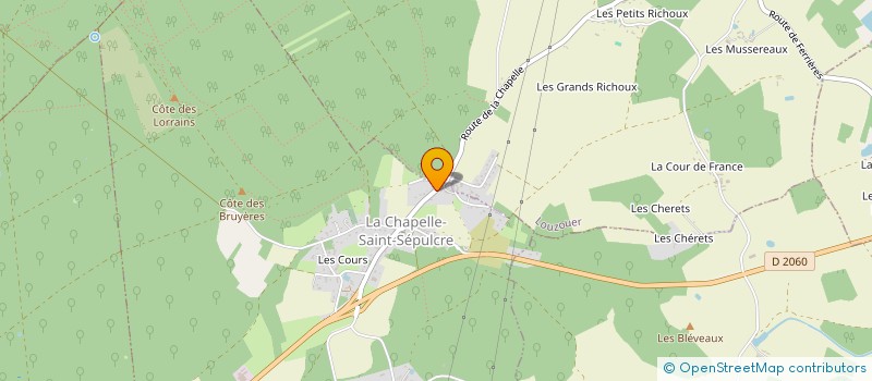 localisation de l'entreprise MONSIEUR HERVE TARTINVILLE à LA CHAPELLE-SAINT-SEPULCRE