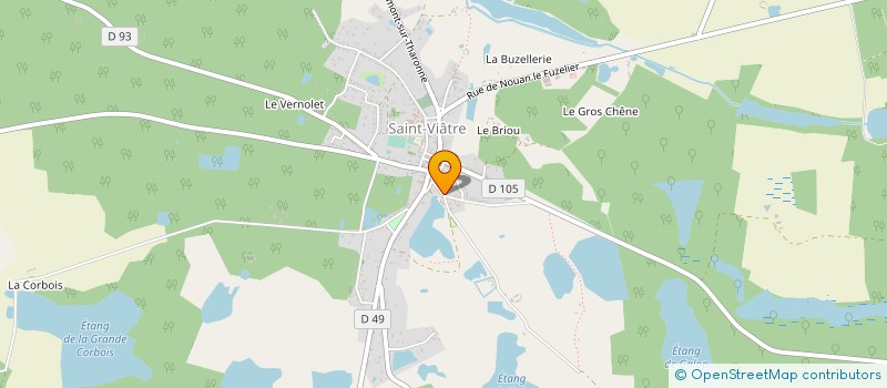 localisation de l'entreprise MONSIEUR HERVE TELLIER  SAINT-VIATRE