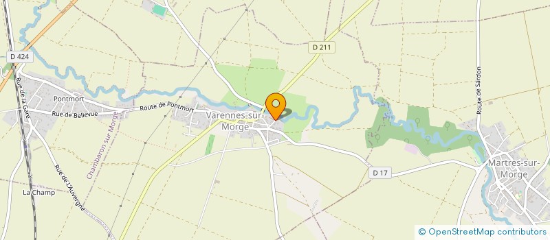 localisation de l'entreprise MONSIEUR HERVE TEPINIER  VARENNES-SUR-MORGE