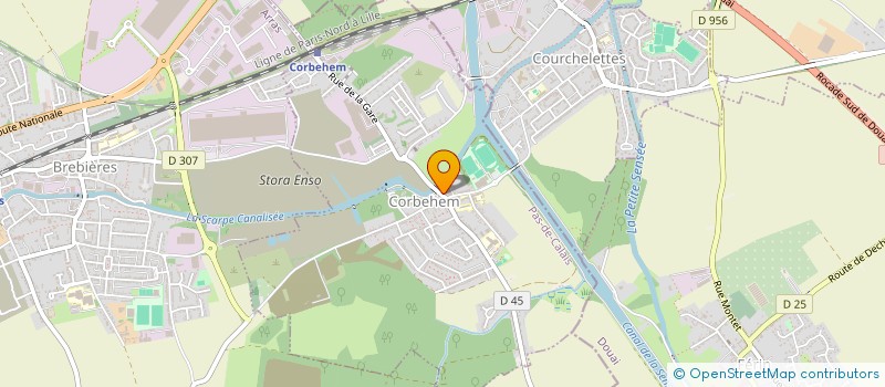 localisation de l'entreprise MONSIEUR HERVE TERRIER  CORBEHEM