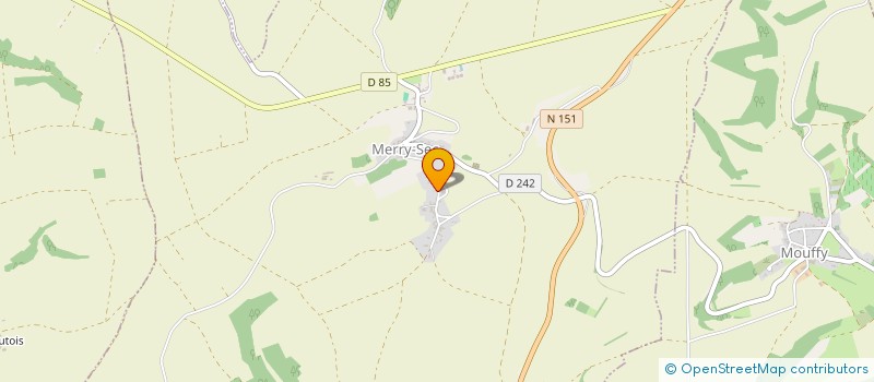 localisation de l'entreprise MONSIEUR HERVE THIBAULT  MERRY-SEC