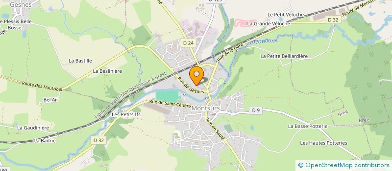 localisation de l'entreprise MONSIEUR HERVE THIRIET à MONTSURS