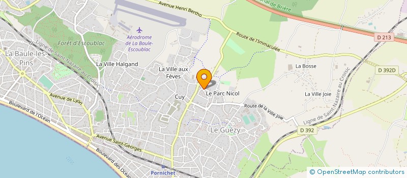 localisation de l'entreprise MONSIEUR HERVE THOMAS à LA BAULE-ESCOUBLAC